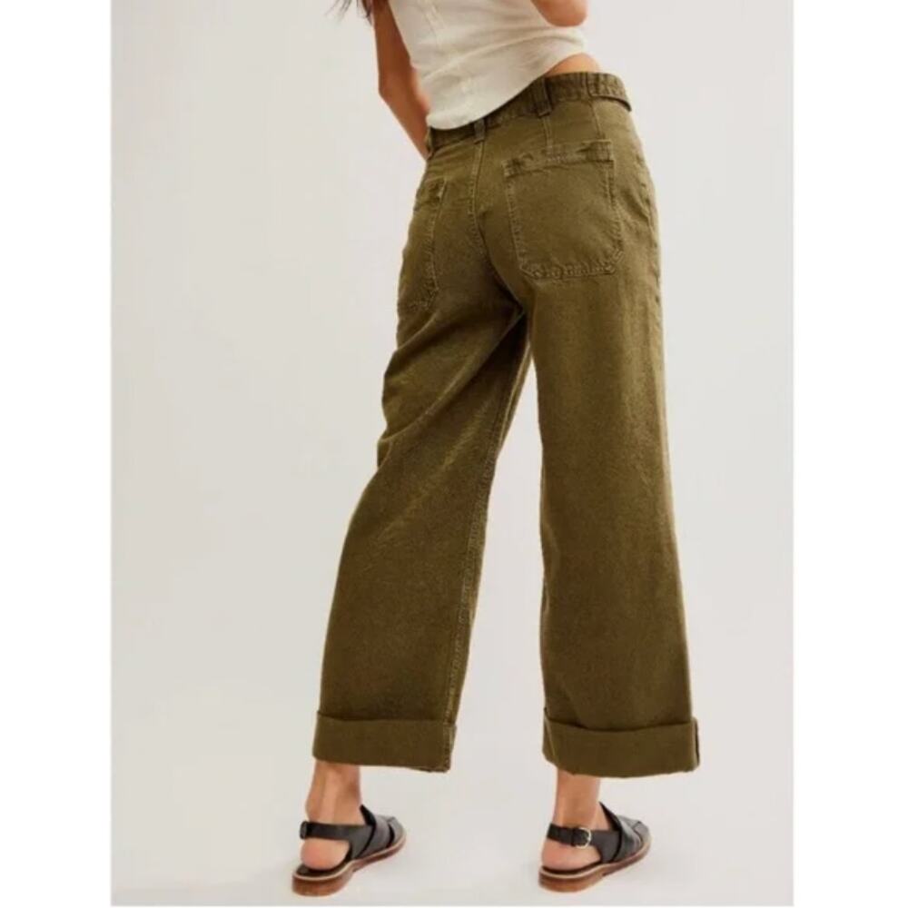 Free People Palmer Cuffed Jeans 25 NEW We the Free - Picture 2 of 5